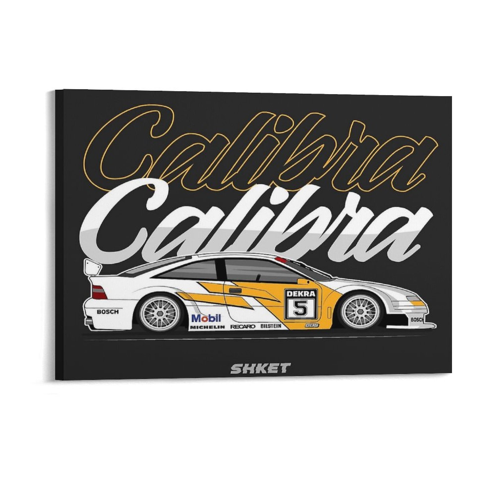 Car Mirror - Opel Calibra Dtm 레이싱 카 캔버스