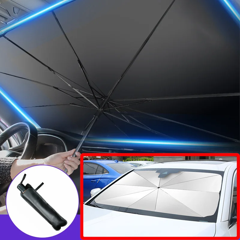 Windshield Sun Shade - 접이식 자동차 햇빛 가리개, 앞유리 차양막,