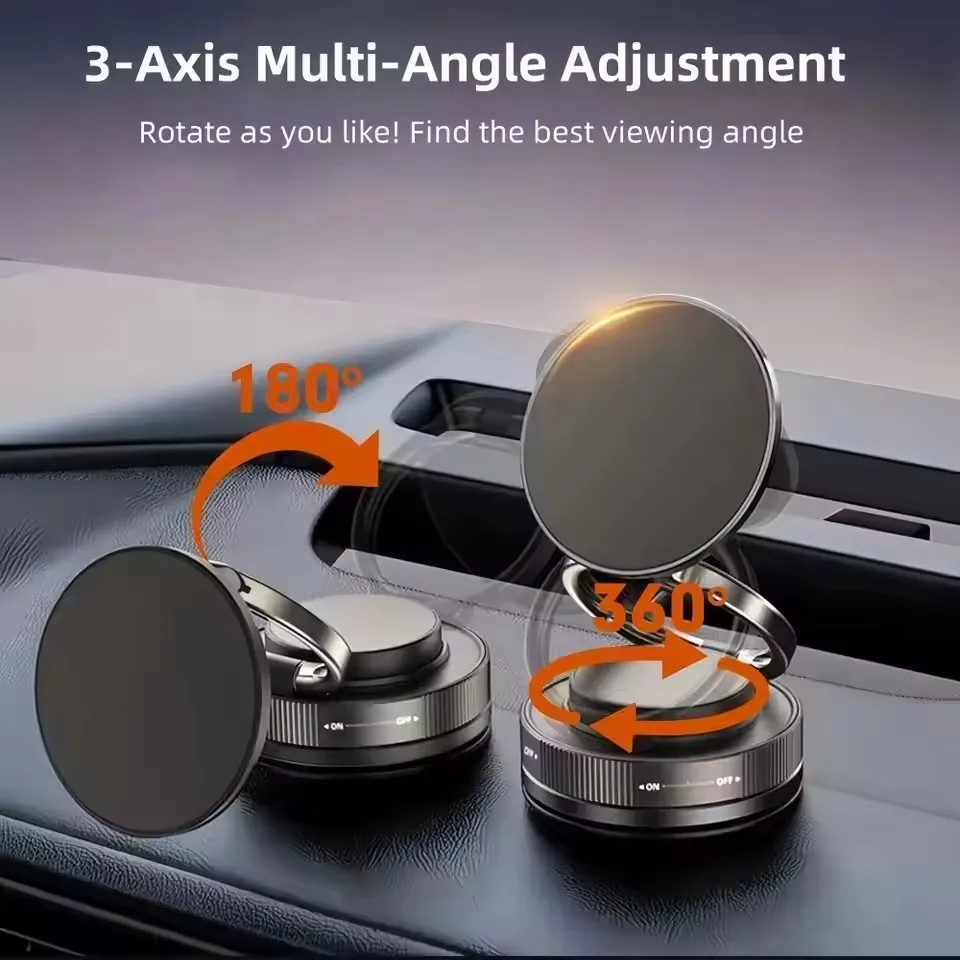 업그레이드된 360 ° 진공 흡착식 자석 휴대폰 거치대 - Car Phone Holder 리뷰 및 가격