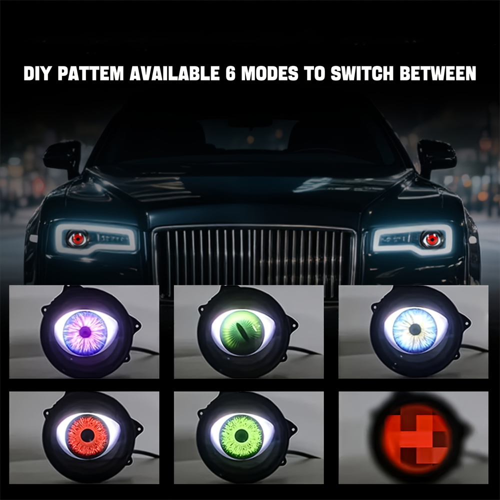    6모드 LED 다이내믹 데빌 아이 조절 가능한  - Car Led Light 리뷰 및 가격