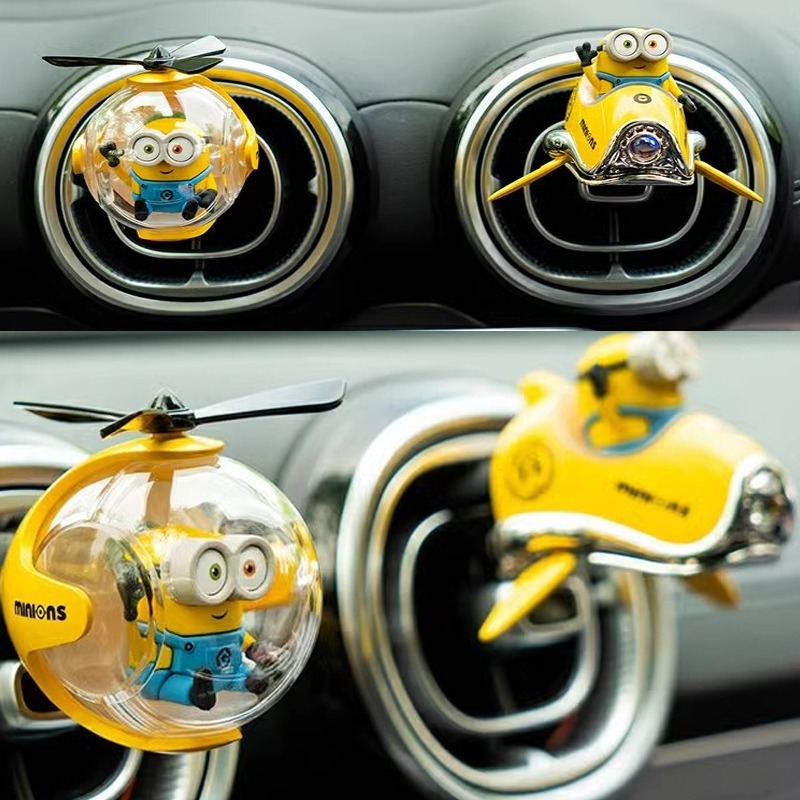 미니언즈 자동차 방향제, 귀여운 만화 캐릭터 자동차 통 - Car Air Freshener 리뷰 및 가격