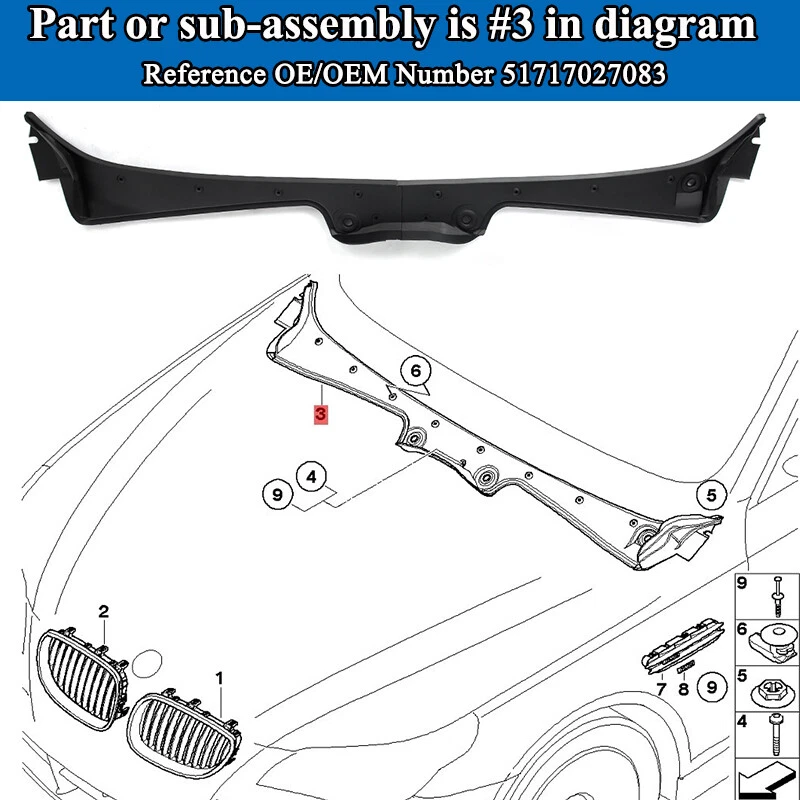 BMW 5 시리즈 E60 E61 LCI 모델용 자동차  - Car Wiper 리뷰 및 가격