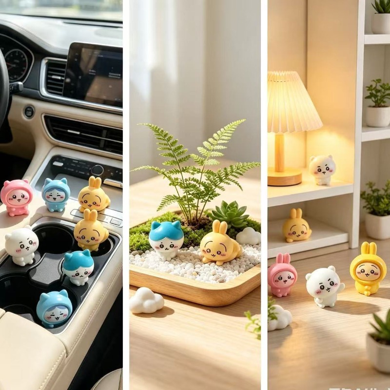 치이카와 미니 피규어, 귀여운 우사기 캐릭터 자동차 장 - Car Accessories Japanese 리뷰 및 가격