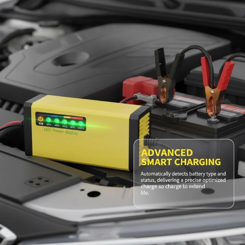 다용도 스마트 12V 차량용 배터리 충전기, 과열 방지 - Car Charger 리뷰 및 가격