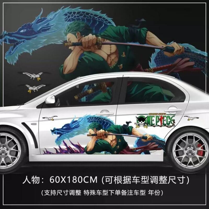 원피스 스티커 자동차 바디 장식 자동차 필름 스티커 몽 - Car Accessories Japanese 리뷰 및 가격